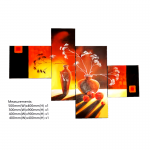 Handmade Modern Abstract Art Oil Painting #23219 Handmade Modern Abstract Art Oil Painting #23219